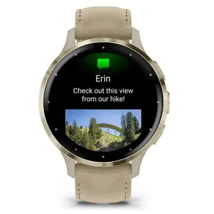 Garmin 010-02785-55 Išmanusis laikrodis / Sportinis laikrodis 3,05 cm (1,2") AMOLED 41 mm Skaitmeninis 390 x 390 px Lietimui jautrus ekranas Auksinis Wi-Fi GPS
