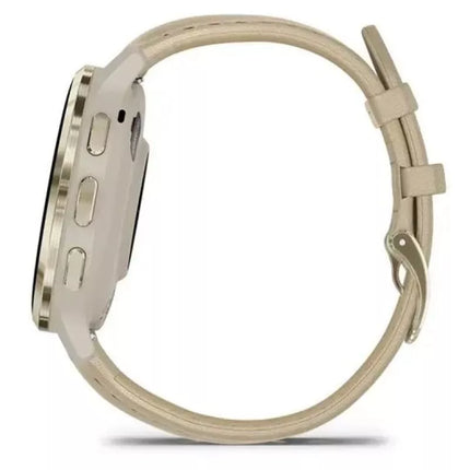 Garmin 010-02785-55 Išmanusis laikrodis / Sportinis laikrodis 3,05 cm (1,2") AMOLED 41 mm Skaitmeninis 390 x 390 px Lietimui jautrus ekranas Auksinis Wi-Fi GPS