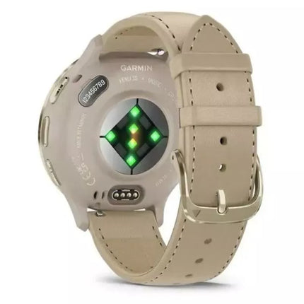 Garmin 010-02785-55 Išmanusis laikrodis / Sportinis laikrodis 3,05 cm (1,2") AMOLED 41 mm Skaitmeninis 390 x 390 px Lietimui jautrus ekranas Auksinis Wi-Fi GPS