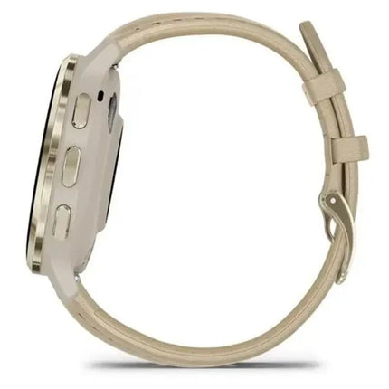 Garmin 010-02785-55 Išmanusis laikrodis / Sportinis laikrodis 3,05 cm (1,2") AMOLED 41 mm Skaitmeninis 390 x 390 px Lietimui jautrus ekranas Auksinis Wi-Fi GPS