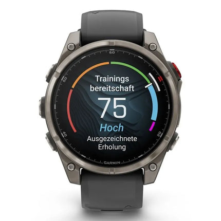 Garmin Fenix 8 PRO AMOLED 47 mm safyro ir titano sportinis laikrodis