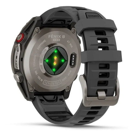 Garmin Fenix 8 PRO AMOLED 47 mm safyro ir titano sportinis laikrodis