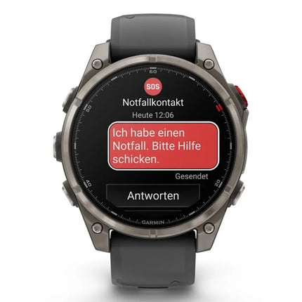 Garmin Fenix 8 PRO AMOLED 47 mm safyro ir titano sportinis laikrodis