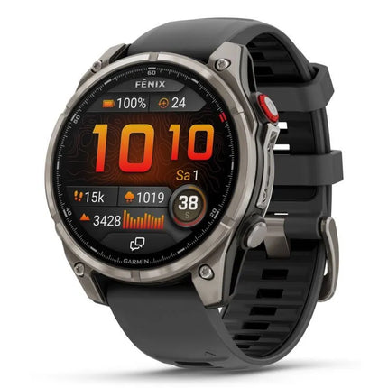 Garmin Fenix 8 PRO AMOLED 47 mm safyro ir titano sportinis laikrodis