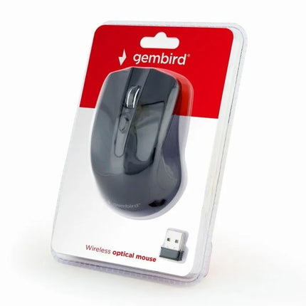 GEMBIRD MUSW-4B-04 pelė (optinė; 1600 DPI; juoda)