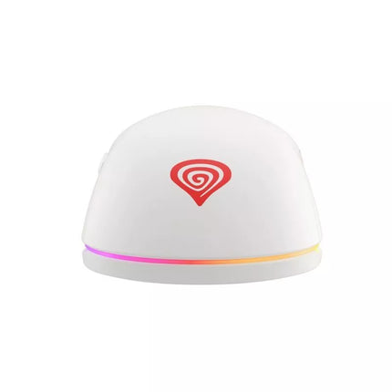 Genesis Krypton 750 Light 8000 DPI Žaidimų pelė PAW3333 RGB Balta