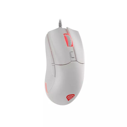 Genesis Krypton 750 Light 8000 DPI Žaidimų pelė PAW3333 RGB Balta