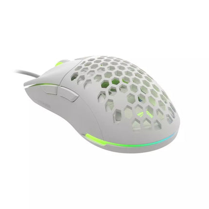 Genesis Krypton 750 Light 8000 DPI Žaidimų pelė PAW3333 RGB Balta
