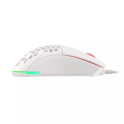 Genesis Krypton 750 Light 8000 DPI Žaidimų pelė PAW3333 RGB Balta
