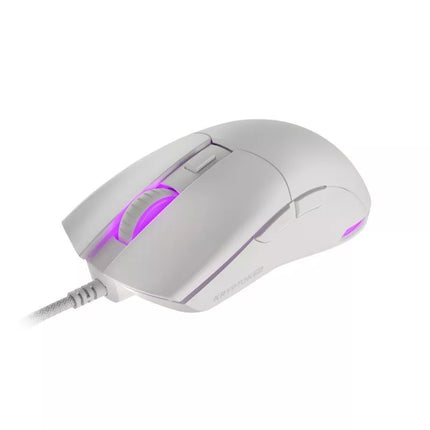 Genesis Krypton 750 Light 8000 DPI Žaidimų pelė PAW3333 RGB Balta