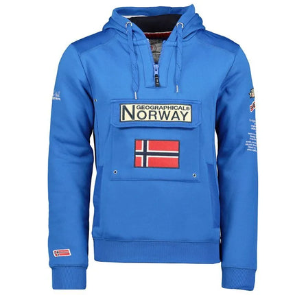 Geographical Norway GYMCLASS vyriški kamufliažiniai marškinėliai 100 (WT1663H/GN/MILITAIRE BLUE)