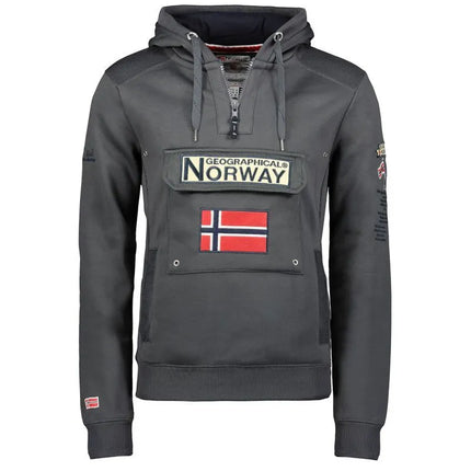 Geographical Norway GYMCLASS vyriški marškinėliai CAMO 100 (WT1663H/GN/MILITAIRE DGREY)