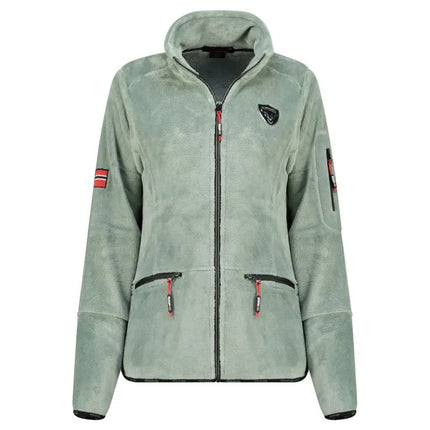Geographical Norway moteriškas flisinis džemperis Tisaline Almond Green Db Lady 047-1 migdolų žalia (WZ7987F/GN-ALMOND GREEN)