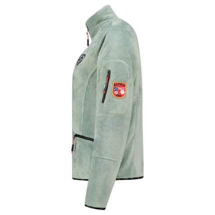Geographical Norway moteriškas flisinis džemperis Tisaline Almond Green Db Lady 047-1 migdolų žalia (WZ7987F/GN-ALMOND GREEN)