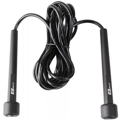 Greičio šokinėjimo virvė PVC 275cm EB FIT juoda 581519