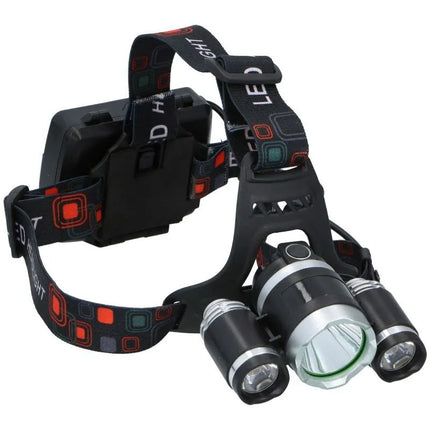 GRUNDIG DELUXE 1 LED ir 2 COB turistinis galvos žibintuvėlis
