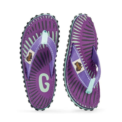 Gumbies unisex šlepetės per pirštą ISLANDER FLIP-FLOP BLUEBERRY BURST