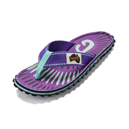 Gumbies unisex šlepetės per pirštą ISLANDER FLIP-FLOP BLUEBERRY BURST