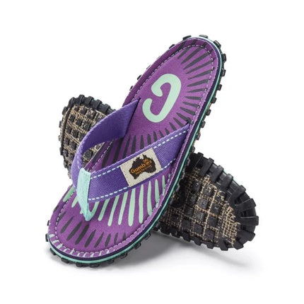 Gumbies unisex šlepetės per pirštą ISLANDER FLIP-FLOP BLUEBERRY BURST