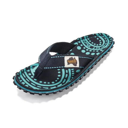 „Gumbies“ unisex šlepetės per pirštą ISLANDER FLIP-FLOP DOTTY