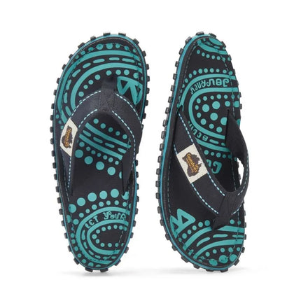 „Gumbies“ unisex šlepetės per pirštą ISLANDER FLIP-FLOP DOTTY