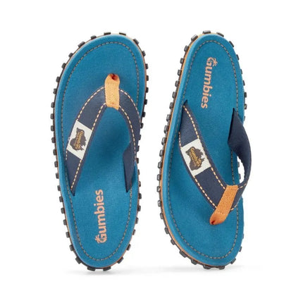 Gumbies unisex šlepetės per pirštą ISLANDER FLIP-FLOP TRICOLOR BLUE