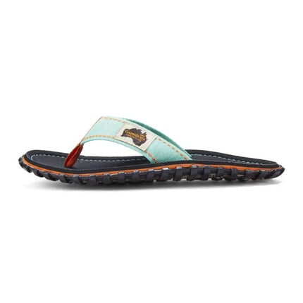 Gumbies unisex šlepetės per pirštą ISLANDER FLIP-FLOP, trispalvės, juodos