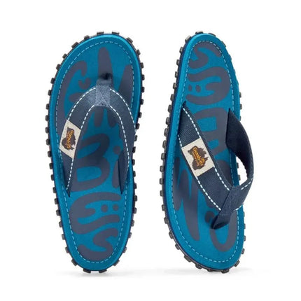 Gumbies vyriškos šlepetės per pirštą ISLANDER FLIP-FLOP MĖLYNOS (SURF)