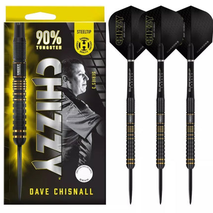 Harrows Chizzy Dave Chisnall 3 90% plieniniai smiginiai
