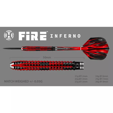 Harrows Fire Inferno Smiginiai 90% Plieno antgalis HS-TNK-000013898