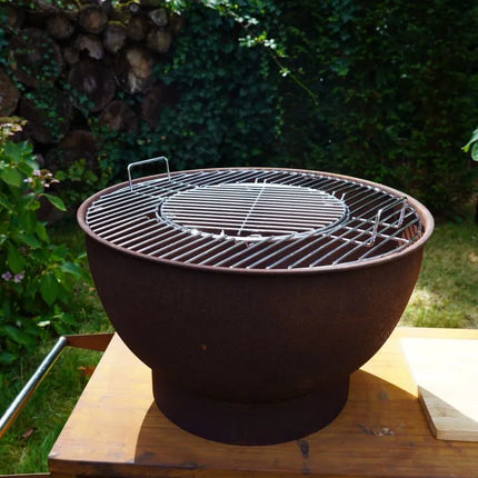 „Heat Trolle HBBQ.005R“ rūdžių spalvos sodo virtuvė