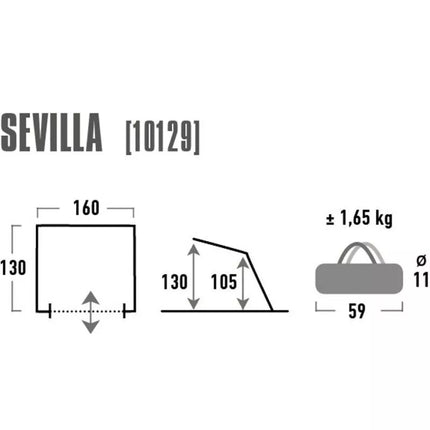 High Peak Sevilla Papučiai Mėlyna Pilka 10129