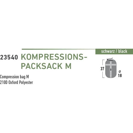 High Peak suspaudžiamas krepšys (37x18 cm), M dydis, 23540