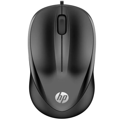 HP 1000 laidinė optinė pelė su 3 mygtukais ir 1000 DPI, juoda, 4QM14AA