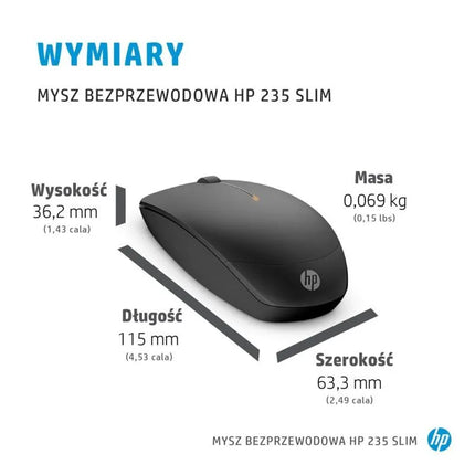 HP 235 plona belaidė pelė 4E407UT