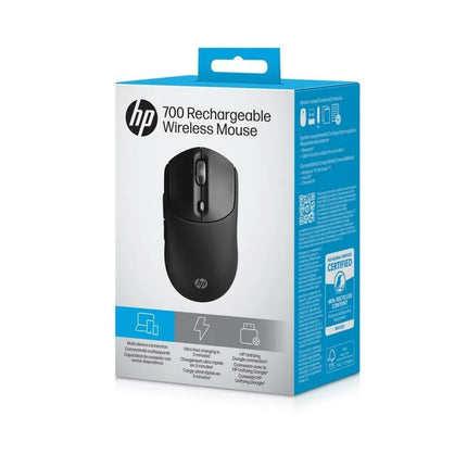 HP 700 įkraunama belaidė pelė, juoda, su baterija AZ7B0AA