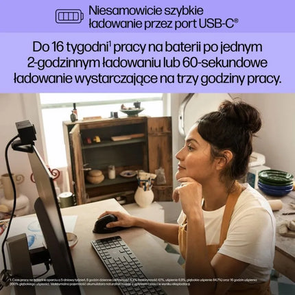 HP 920 ergonominė vertikali belaidė pelė, juoda