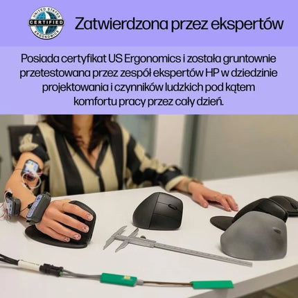 HP 920 ergonominė vertikali belaidė pelė, juoda