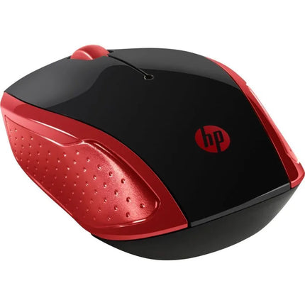 HP belaidė pelė 200 Empress Red, belaidė pelė, raudona ir juoda, 2HU82AA