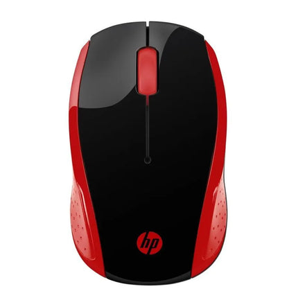 HP belaidė pelė 200 Empress Red, belaidė pelė, raudona ir juoda, 2HU82AA