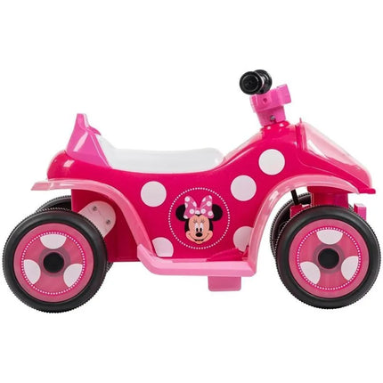 Huffy „Minnie Mouse“ elektrinis keturratis vaikučiams (19073W)