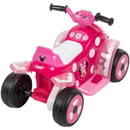 Huffy „Minnie Mouse“ elektrinis keturratis vaikučiams (19073W)