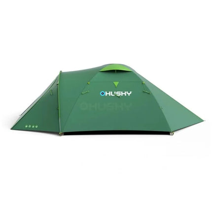 Husky BIZON 3 PLUS trivietė turistinė palapinė, 220 x 410 x 130 cm, 5,2 kg, žalia