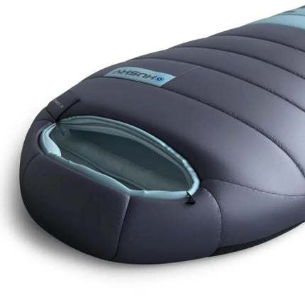 Husky pūkinis miegmaišis DRAPE -20 °C, 85 x 220 cm, 1,25 kg, mėlynas