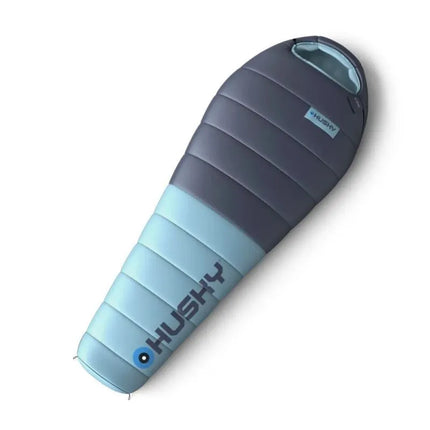 Husky pūkinis miegmaišis DRAPE -20 °C, 85 x 220 cm, 1,25 kg, mėlynas