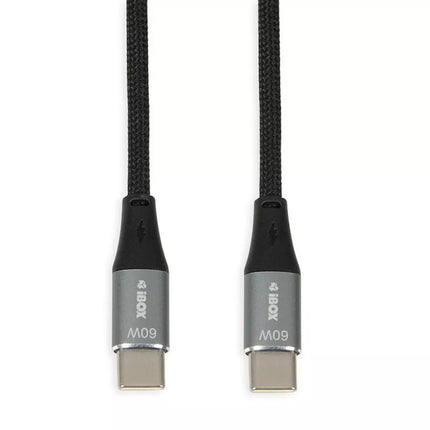 I-BOX USB C tipo laidas 60W 1 m PD/QC