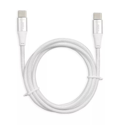 I-BOX USB Type-C laidas 60W 2M PD/QC baltas