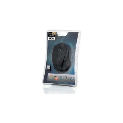 Ibox i005 Pro IMLAF005W pelė (lazerinė; 1600 DPI; juoda)