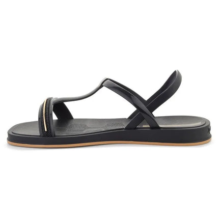 IPANEMA GLOW SAND AD moteriškos basutės, juoda/juoda/auksinė, 27402-BR730