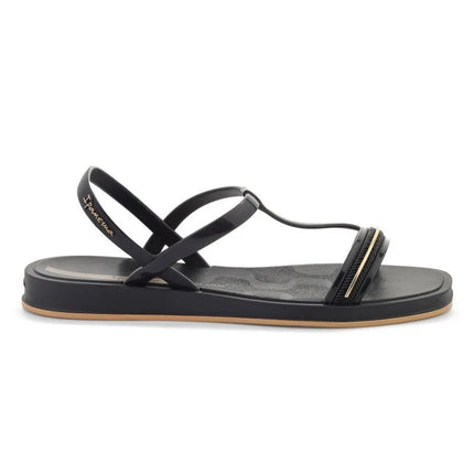 IPANEMA GLOW SAND AD moteriškos basutės, juoda/juoda/auksinė, 27402-BR730